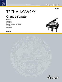Peter Iljitsch Tschaikowsky Notenblätter Grande sonate G-dur op.37