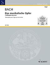 Johann Sebastian Bach Notenblätter Das musikalische Opfer