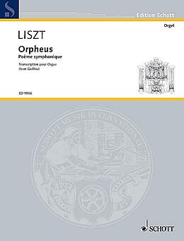Franz Liszt Notenblätter Orpheus - Poème symphonique
