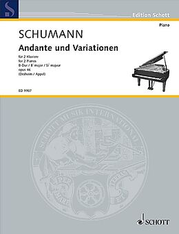 Robert Schumann Notenblätter Andante und Variationen B-Dur op.46