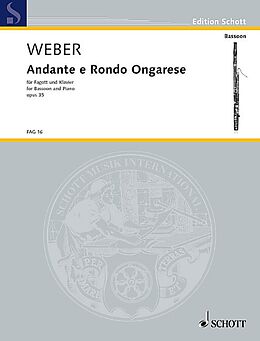 Carl Maria von Weber Notenblätter Andante e Rondo