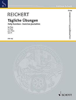 Mathieu André Reichert Notenblätter Tägliche Übungen op.5