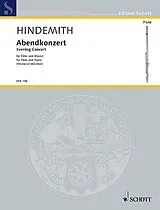 Paul Hindemith Notenblätter Abendkonzert