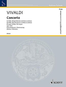 Antonio Vivaldi Notenblätter Concerto D-Dur op.10,3 RV428