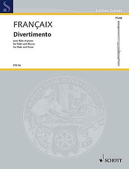 Jean Francaix Notenblätter Divertimento