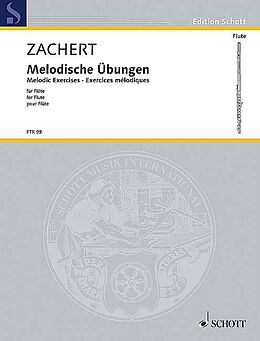 Walter Zachert Notenblätter Melodische Übungen