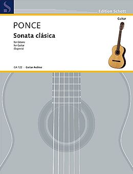 Manuel Maria Ponce Notenblätter Sonata classica