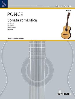 Manuel Maria Ponce Notenblätter Sonata romantica