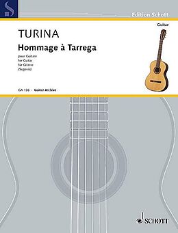 Joaquín Turina Notenblätter Hommage a Tarrega