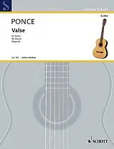 Manuel Maria Ponce Notenblätter Valse
