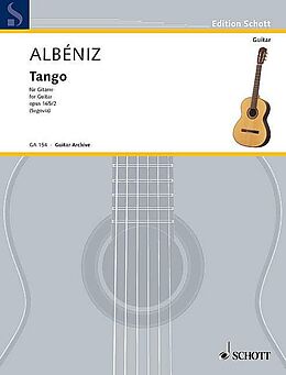 Isaac Manuel Albéniz Notenblätter Tango op.165,2