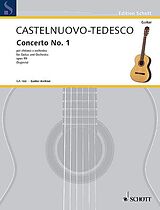 Mario Castelnuovo-Tedesco Notenblätter Concerto D-Dur op.99 für Gitarre und Orchester