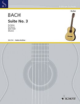 Johann Sebastian Bach Notenblätter Suite Nr.3 BWV1009