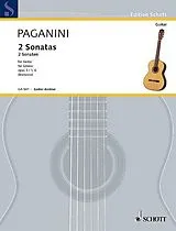 Nicolò Paganini Notenblätter 2 Sonaten op.3,1 und op.3,6