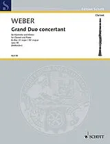 Carl Maria von Weber Notenblätter Grand duo concertant Es-Dur op.48