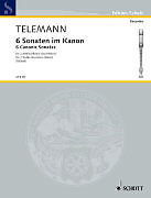 Georg Philipp Telemann Notenblätter 6 kanonische Sonaten