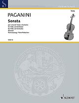 Nicolò Paganini Notenblätter Sonata per la grand Viola