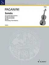 Nicolò Paganini Notenblätter Sonata
