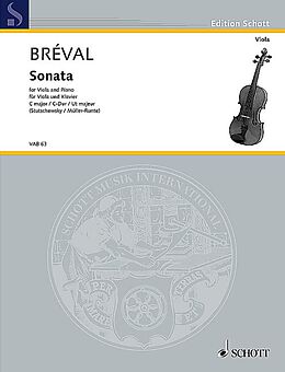 Jean Baptiste Bréval Notenblätter Sonate C-Dur