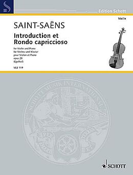 Camille Saint-Saens Notenblätter Introduction et Rondo capriccioso op. 28