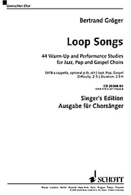 Bertrand Gröger Notenblätter Loop Songs