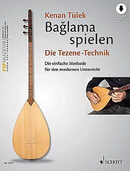 Kenan Tülek Notenblätter Baglama spielen Band 2 - Die Tezene-Technik (+Online Audio)