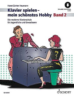 Hans-Günter Heumann Notenblätter Klavier spielen - Mein schönstes Hobby Band 2 (+Online Audio)