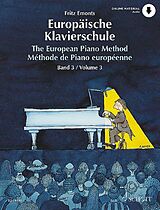 Fritz Emonts Notenblätter Europäische Klavierschule Band 3 (+Online Audio)