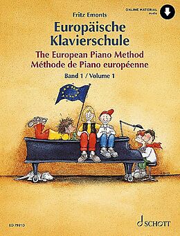 Fritz Emonts Notenblätter Europäische Klavierschule Band 1 (+Online Audio)