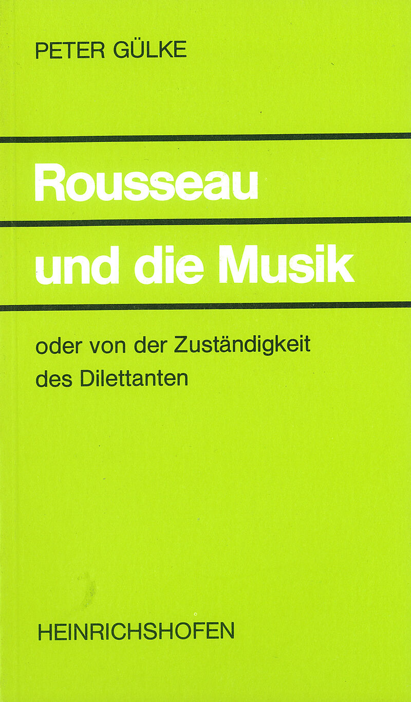 Rousseau und die Musik