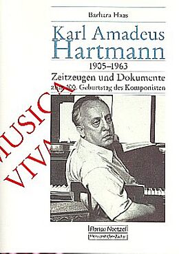 Kartonierter Einband (Kt) Karl Amadeus Hartmann (1905-1963) von Barbara Haas