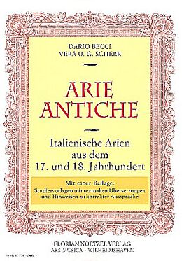 Karl Friedrich Abel Notenblätter Arie antiche - Italienische Arien (inkl