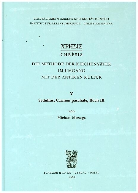 Sedulius, Carmen paschale, Buch III
