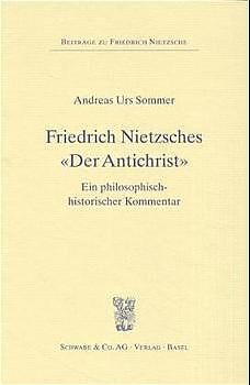 Fester Einband Friedrich Nietzsches &quot;Der Antichrist&quot; von Andreas U Sommer