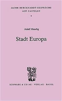 Kartonierter Einband Stadt Europa von Adolf Muschg