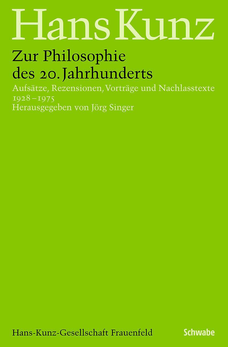 Zur Philosophie des 20. Jahrhunderts