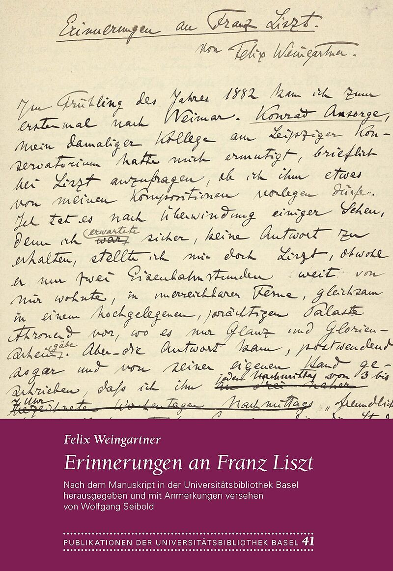 Erinnerungen an Franz Liszt