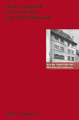 Kartonierter Einband Aus der Geschichte des Historischen Seminars der Universität Basel von 