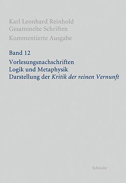 Kartonierter Einband Vorlesungsnachschriften von Karl Leonhard Reinhold