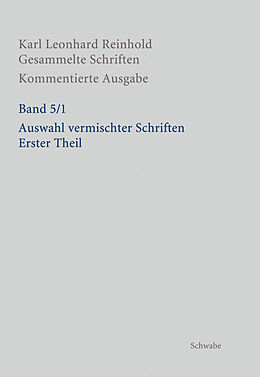 Kartonierter Einband Auswahl vermischter Schriften von Karl Leonhard Reinhold