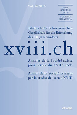 Kartonierter Einband xviii.ch Vol. 6/2015 von 