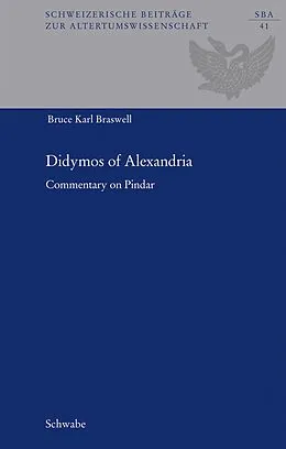 E-Book (pdf) Didymos of Alexandria von Bruce Karl Braswell