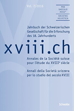 Kartonierter Einband xviii.ch, Vol. 7/2016 von 