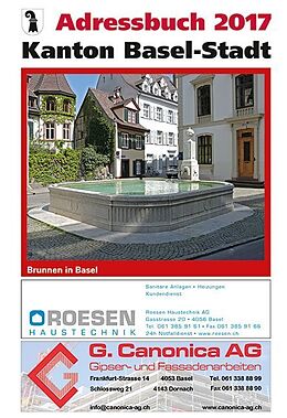 Fester Einband Basler Adressbuch 2017 von 
