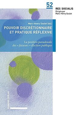 Couverture cartonnée Pouvoir discrétionnaire et pratique réflexive de 