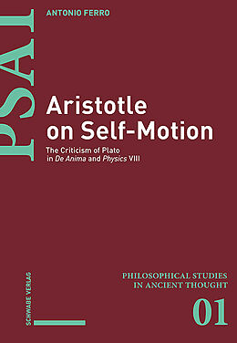 Livre Relié Aristotle on Self-Motion de Antonio Ferro