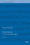 E-Book (pdf) Notationskunde 17. und 18. Jahrhundert von Karin Paulsmeier