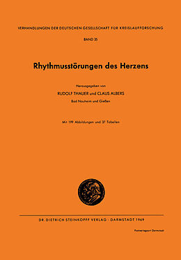Kartonierter Einband Rhythmusstörungen des Herzens von Rudolf Thauer, Claus Albers