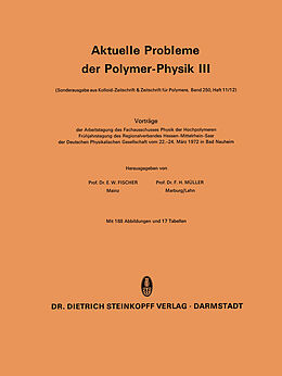 Kartonierter Einband Aktuelle Probleme der Polymer-Physik III von 
