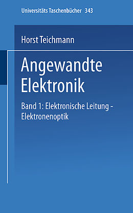 Kartonierter Einband Angewandte Elektronik von H. Teichmann